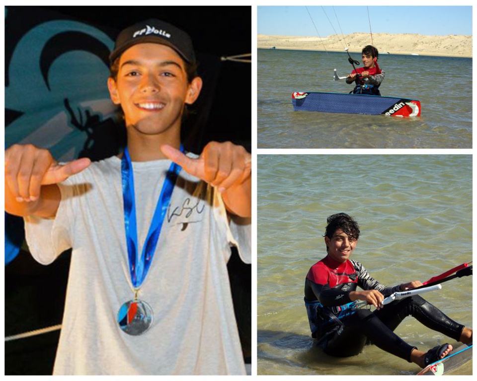 Le kite foil est constitué d’une aile et d’un harnais, sauf qu’il y a un foil, comme pour la wing, qui permet de voler sur la mer @ D.R.