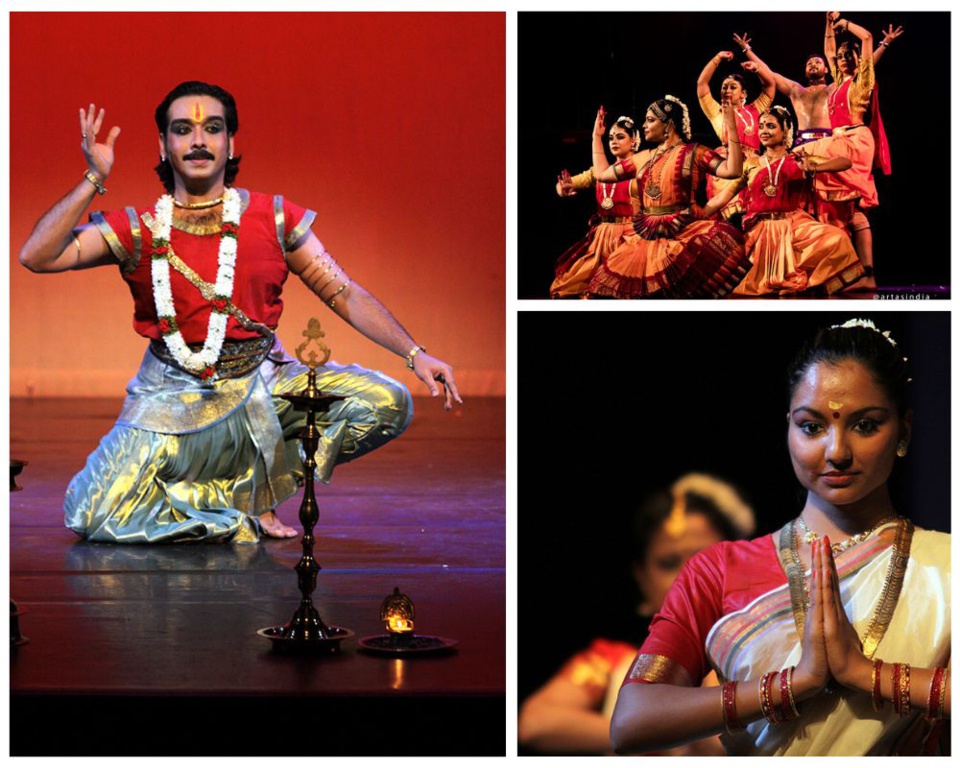 En haut à droite, le troupe Bharatnatyam @ Artasindia, David Raynal En haut à droite, le troupe Bharatnatyam @ Artasindia, David Raynal