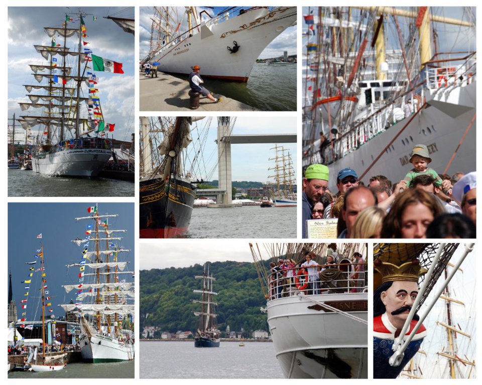 La Grande Parade de l'Armada de Rouen Crédit photo David Raynal.