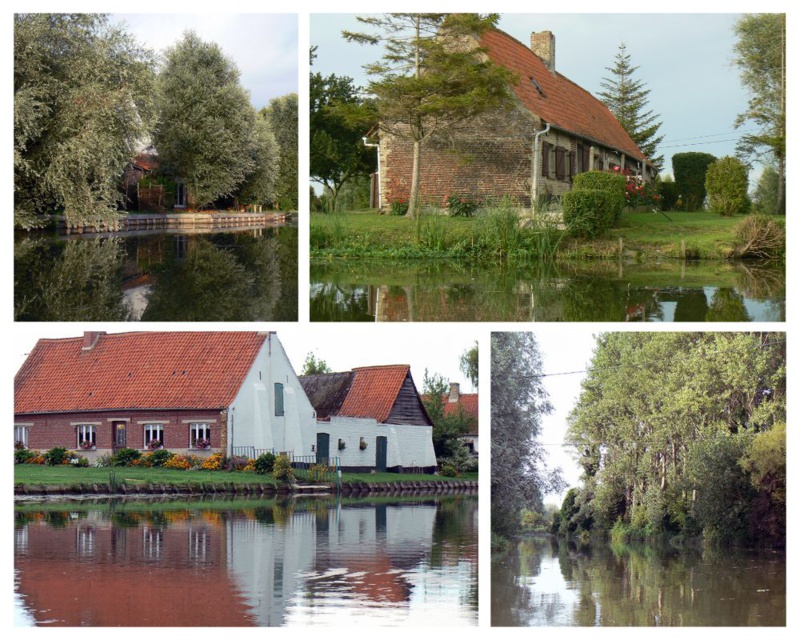 L'architecture typique en briques du marais @ André Degon L'architecture typique en briques du marais @ André Degon