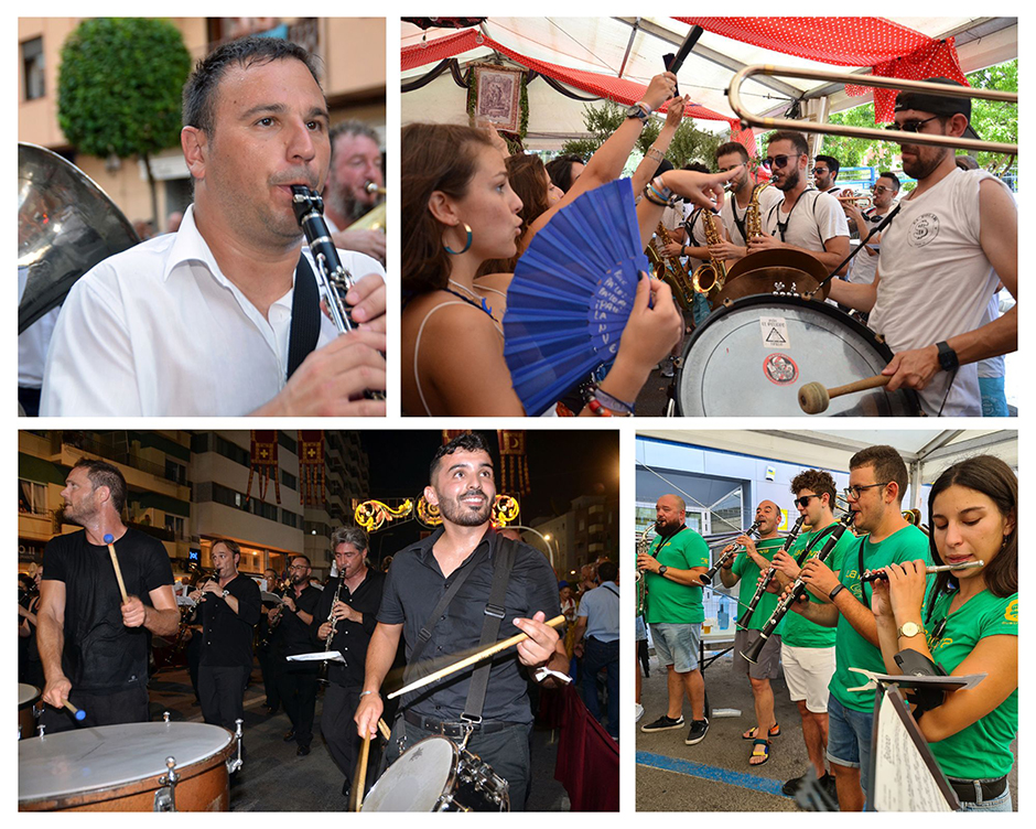 La musique est un des aspects marquants de cette fête. Les marches maures et chrétiennes ont chacune leurs particularités et leurs rythmes @ David Raynal La musique est un des aspects marquants de cette fête. Les marches maures et chrétiennes ont chacune leurs particularités et leurs rythmes @ David Raynal