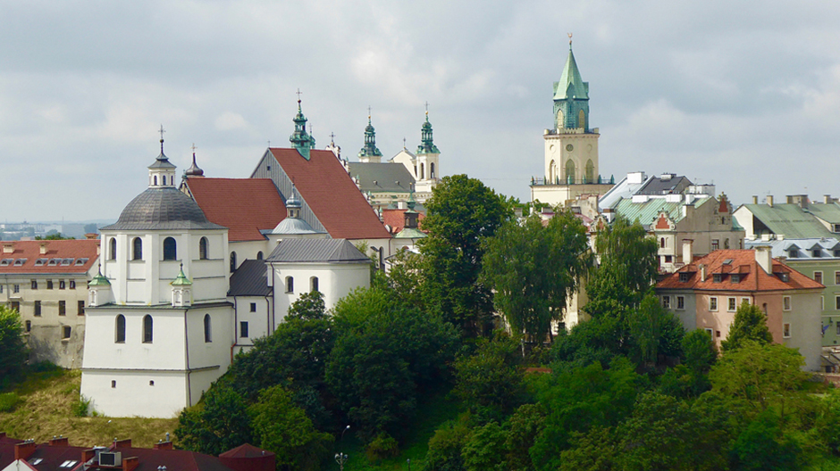 La vieille ville de Lublin du haut du donjon du château © Catherine Gary La vieille ville de Lublin du haut du donjon du château © Catherine Gary