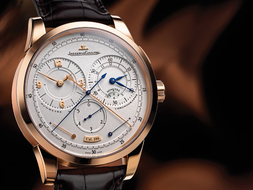Espace horloger chronographe Jaeger-Lecoultre montre à complications @ André Degon. Espace horloger chronographe Jaeger-Lecoultre montre à complications @ André Degon.