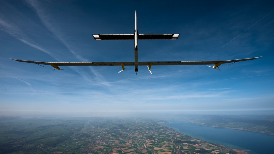 Solar Impulse 2 gagne son  tour du monde avec escales. © Solar Impulse