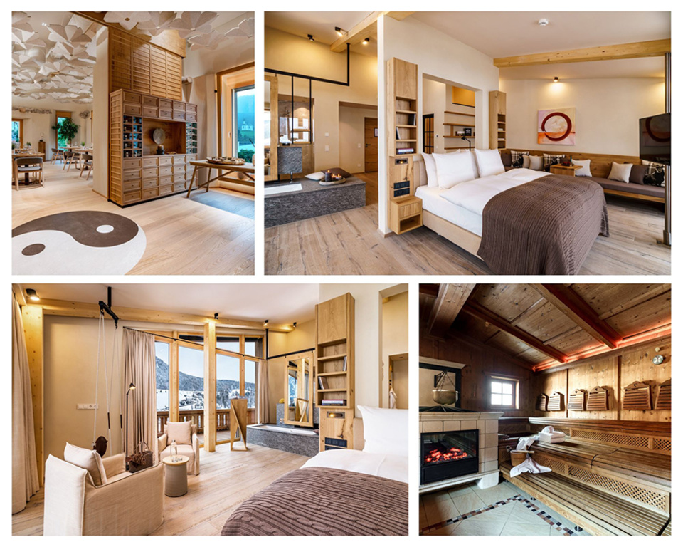 Des materiaux naturels pour les chambres @Posthotel Achenkirch Des materiaux naturels pour les chambres @Posthotel Achenkirch