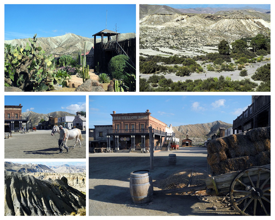 Désert de Tabernas Oasis, village de western de Rio Bravo et mini Hollywood @ Claude Vautrin Désert de Tabernas Oasis, village de western de Rio Bravo et mini Hollywood @ Claude Vautrin