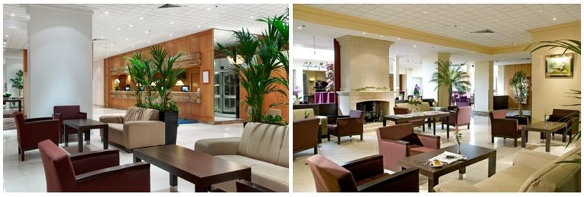 Le Hilton d'Orly  où l’ambiance est tout, sauf celle d’un hôtel de transit. Avec sa déco un rien rétro, l’accueil fait un peu penser à l’ambiance des liners (paquebots). (Crédit photos DR) Le Hilton d'Orly  où l’ambiance est tout, sauf celle d’un hôtel de transit. Avec sa déco un rien rétro, l’accueil fait un peu penser à l’ambiance des liners (paquebots). (Crédit photos DR)
