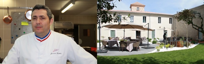 Le chef Jérôme Nutile oeuvre dans sa cuisine du Mas de Boudan, un restaurant gastronomique à deux pas du coeur de la belle ville de Nîmes (Gard) ©PCros Le chef Jérôme Nutile oeuvre dans sa cuisine du Mas de Boudan, un restaurant gastronomique à deux pas du coeur de la belle ville de Nîmes (Gard) ©PCros