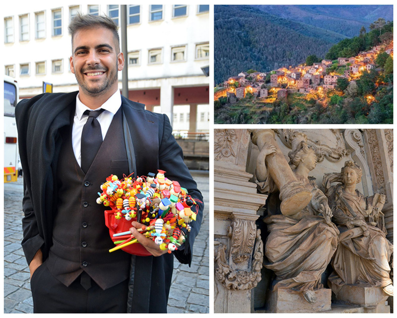 Un étuduant de l'universite de Coimbra et les villages de schistes @ David Raynal/Visit Portugal.