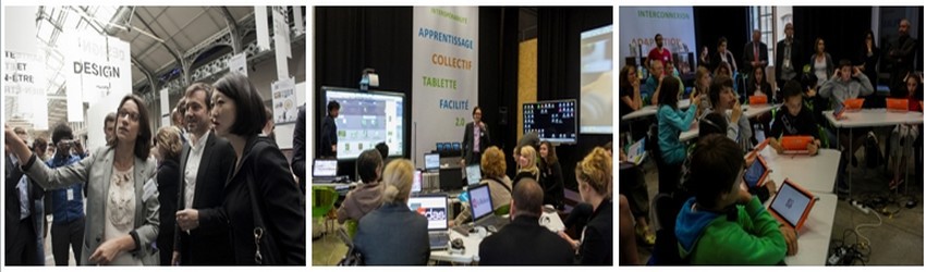 En 2014, plus de 78 000 visiteurs avaient imposé le festival comme le plus grand rendez-vous dédié au numérique (en présence de Fleur Pélerin Ministre de la Culture) en Europe, célébrant la rencontre entre les innovateurs et le grand public. (Crédit photos DR) En 2014, plus de 78 000 visiteurs avaient imposé le festival comme le plus grand rendez-vous dédié au numérique (en présence de Fleur Pélerin Ministre de la Culture) en Europe, célébrant la rencontre entre les innovateurs et le grand public. (Crédit photos DR)