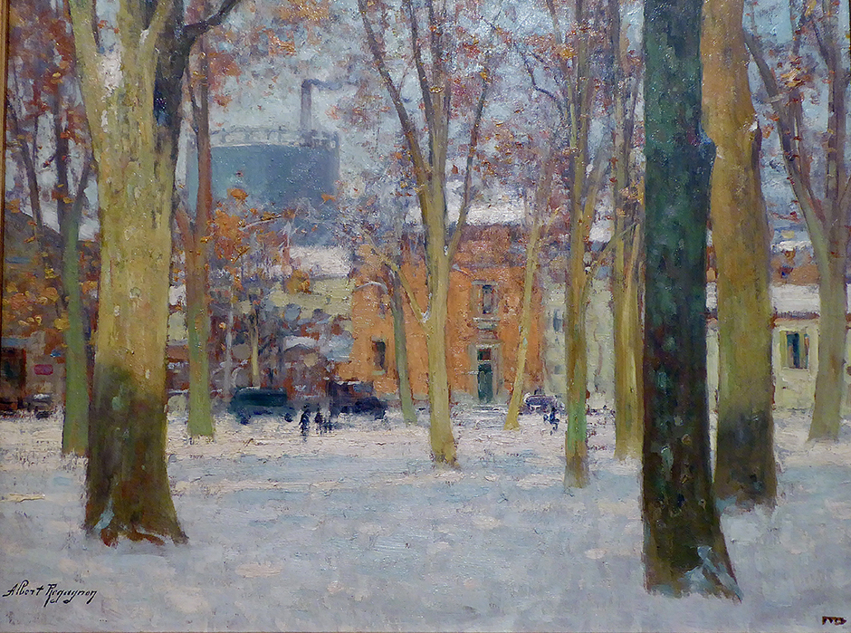 Albert Regagnon La Place sous la neige © Catherine Gary Albert Regagnon La Place sous la neige © Catherine Gary