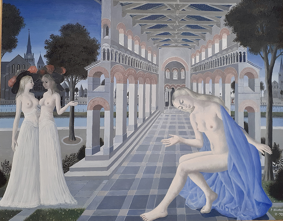 Le surréaliste belge Delvaux au musée Groeninge © Catherine Gary Le surréaliste belge Delvaux au musée Groeninge © Catherine Gary