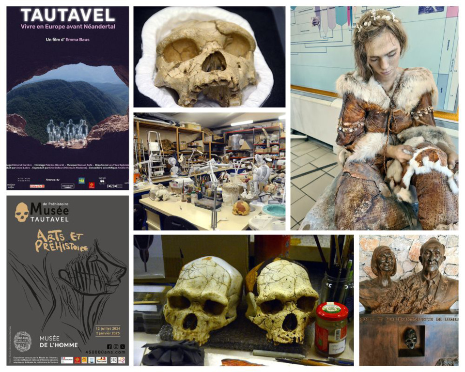 Inauguré en 1992, le Musée de Tautavel, Centre Européen de Préhistoire, est un formidable outil au service de la vulgarisation des sciences rattachées à l’archéologie et particulièrement à la préhistoire sur les périodes du quaternaire méditerranéen. Buste de Marie-Antoinette et Henry de Lumley les découvreurs du crane de l'Homme de Tautavel @ David Raynal. Inauguré en 1992, le Musée de Tautavel, Centre Européen de Préhistoire, est un formidable outil au service de la vulgarisation des sciences rattachées à l’archéologie et particulièrement à la préhistoire sur les périodes du quaternaire méditerranéen. Buste de Marie-Antoinette et Henry de Lumley les découvreurs du crane de l'Homme de Tautavel @ David Raynal.