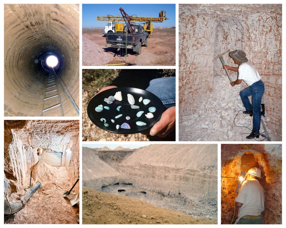 On estime qu’il y a plus de 250 000 puits de mine à Coober Pedy, parsèmant le paysage de la ville et de ses environs @ Patrick Cros On estime qu’il y a plus de 250 000 puits de mine à Coober Pedy, parsèmant le paysage de la ville et de ses environs @ Patrick Cros