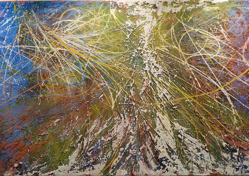 Oeuvre de José Parlà à la galerie Zidoun Bossuyt © Catherine Gary Oeuvre de José Parlà à la galerie Zidoun Bossuyt © Catherine Gary