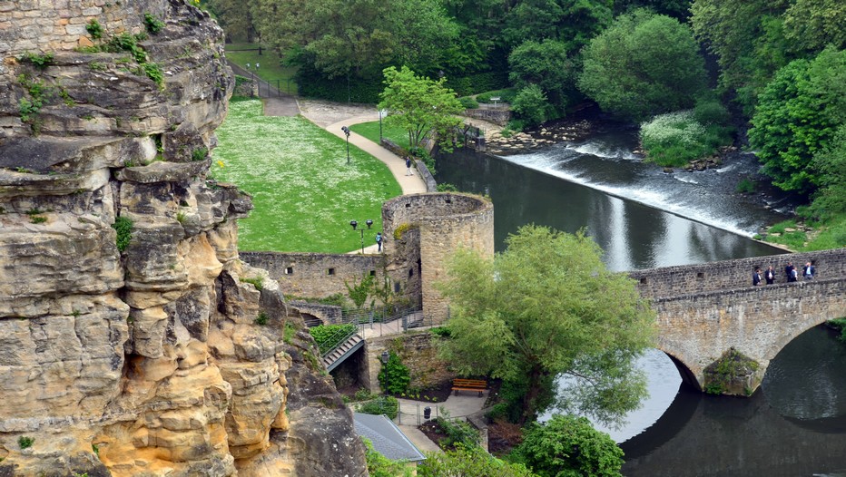 Avec ses 107 000 habitants issus de 150 nationalités différentes, la vieille ville de Luxembourg est inscrite depuis 1994 sur la liste du patrimoine mondial de l’Unesco.  © David Raynal