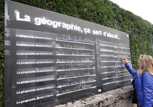 La géographie à Saint-Dié-des-Vosges se veut également ouverte au grand public. © Bertrand Munier La géographie à Saint-Dié-des-Vosges se veut également ouverte au grand public. © Bertrand Munier