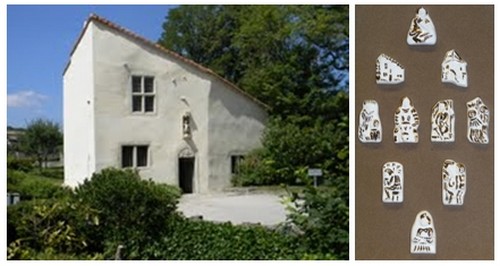 Comme modèle l'effigie de la maison de Jeanne d'Arc. La première collection Nex intitulée « Itinéraire de Jeanne d’Arc ». © Bertrand Munier Comme modèle l'effigie de la maison de Jeanne d'Arc. La première collection Nex intitulée « Itinéraire de Jeanne d’Arc ». © Bertrand Munier