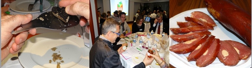 1/ La truffe la Maison Philippe récoltée dans les Vosges a recueilli une kyrielle d’éloges. © Bertrand Munier; 2/ ) Débat autour du miel d’acacia avec le chef nancéien Philippe Marchand © Bertrand Munier; 3/ ) Le fumet vosgien atout majeur de la gastronomie lorraine © Bertrand Munier 1/ La truffe la Maison Philippe récoltée dans les Vosges a recueilli une kyrielle d’éloges. © Bertrand Munier; 2/ ) Débat autour du miel d’acacia avec le chef nancéien Philippe Marchand © Bertrand Munier; 3/ ) Le fumet vosgien atout majeur de la gastronomie lorraine © Bertrand Munier