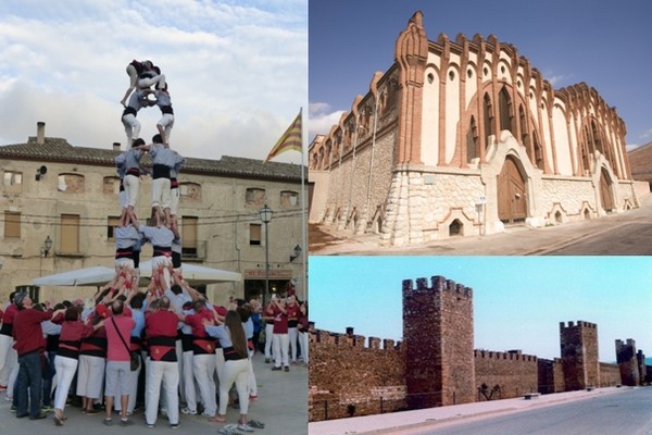 1/ A Montblanc, les tours humaines rivalisent de hauteur © Catherine Gary ; Celler moderniste de Nulles - © Miguel Raurich ; Les murailles de Montblanc (Catalogne) © DR 1/ A Montblanc, les tours humaines rivalisent de hauteur © Catherine Gary ; Celler moderniste de Nulles - © Miguel Raurich ; Les murailles de Montblanc (Catalogne) © DR