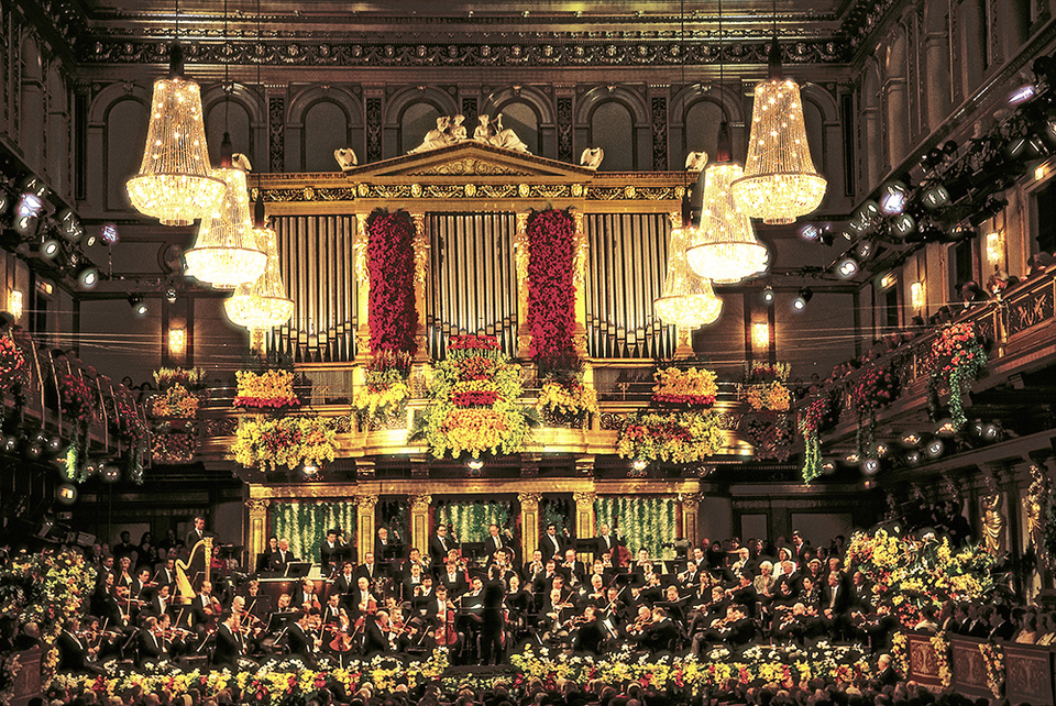 Direction la salle dorée du Musikverein, siège de la Société philarmonique de Vienne © Wien Tourismus, Sebastian Burziwal. Direction la salle dorée du Musikverein, siège de la Société philarmonique de Vienne © Wien Tourismus, Sebastian Burziwal.