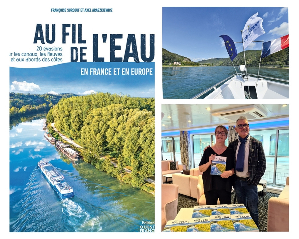 Les auteurs du livre,  Françoise Surcouf et Axel Araszkiewicz  © Editions Ouest-France/ CroisiEurope -Alexandre Sattler/David Raynal. Les auteurs du livre,  Françoise Surcouf et Axel Araszkiewicz  © Editions Ouest-France/ CroisiEurope -Alexandre Sattler/David Raynal.
