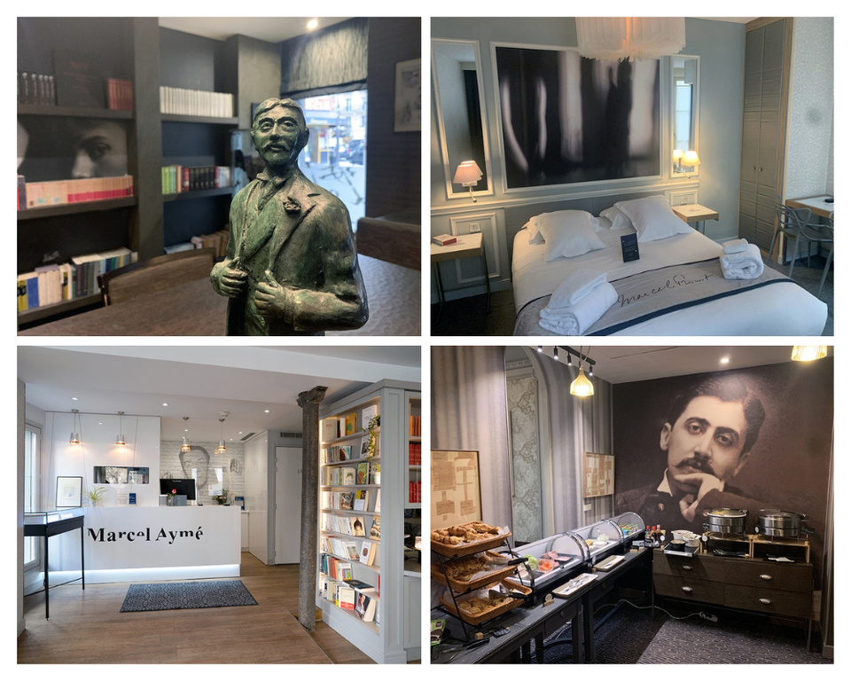 Hôtels Le Swann en hommage à Marcel Proust et Marcel Aymé © Société des hôtels littéraires / Erwan Fiquet/ Richard Bayon (RBB Presse). Hôtels Le Swann en hommage à Marcel Proust et Marcel Aymé © Société des hôtels littéraires / Erwan Fiquet/ Richard Bayon (RBB Presse).