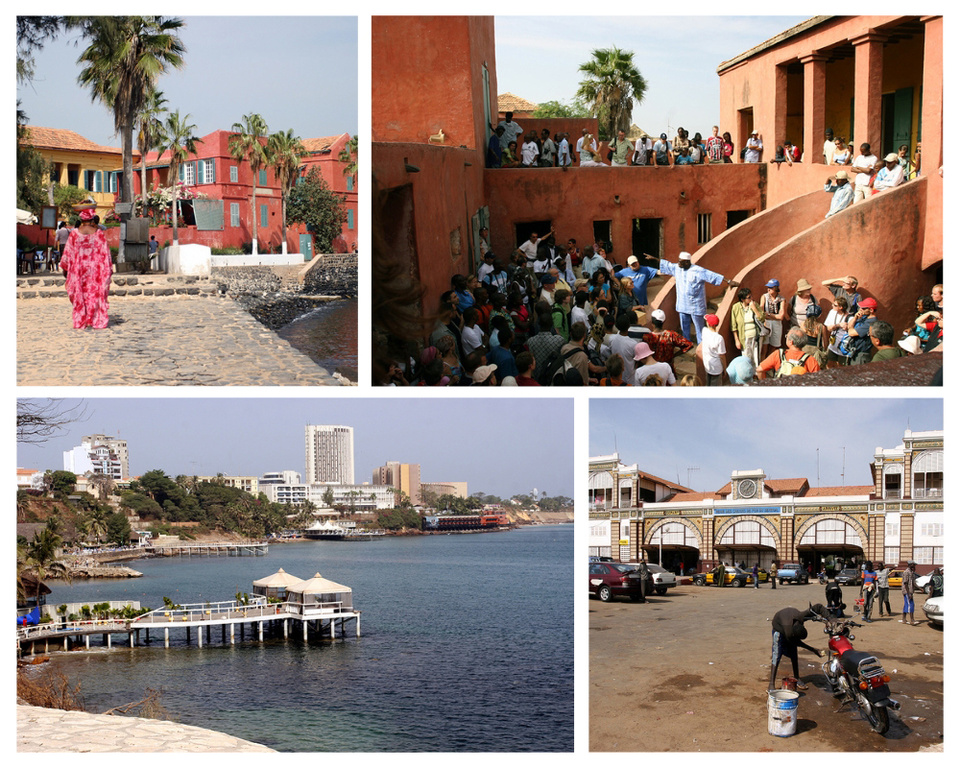 Classée au patrimoine mondial de l’Unesco, Gorée a été du XVe au XIXe siècle le plus grand centre de commerce d'esclaves de la côte africaine, ici la maison aux esclaves, quartier du Plateau et gare à Dakar © David Raynal. Classée au patrimoine mondial de l’Unesco, Gorée a été du XVe au XIXe siècle le plus grand centre de commerce d'esclaves de la côte africaine, ici la maison aux esclaves, quartier du Plateau et gare à Dakar © David Raynal.