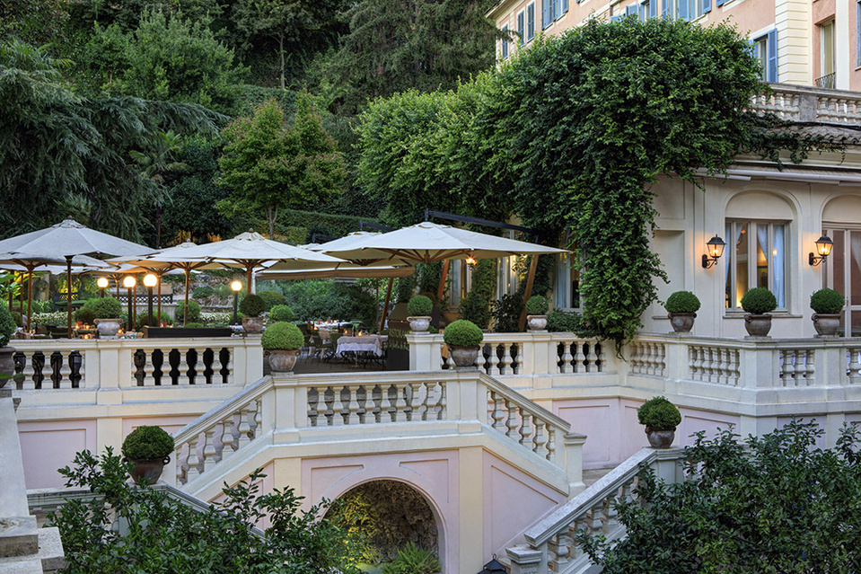 L’hôtel de Russie, l’un des deux palaces romains de la prestigieuse chaîne Rocco Forte hôtels © Rocco Forte Hôtels - Jardin de Russie. L’hôtel de Russie, l’un des deux palaces romains de la prestigieuse chaîne Rocco Forte hôtels © Rocco Forte Hôtels - Jardin de Russie.