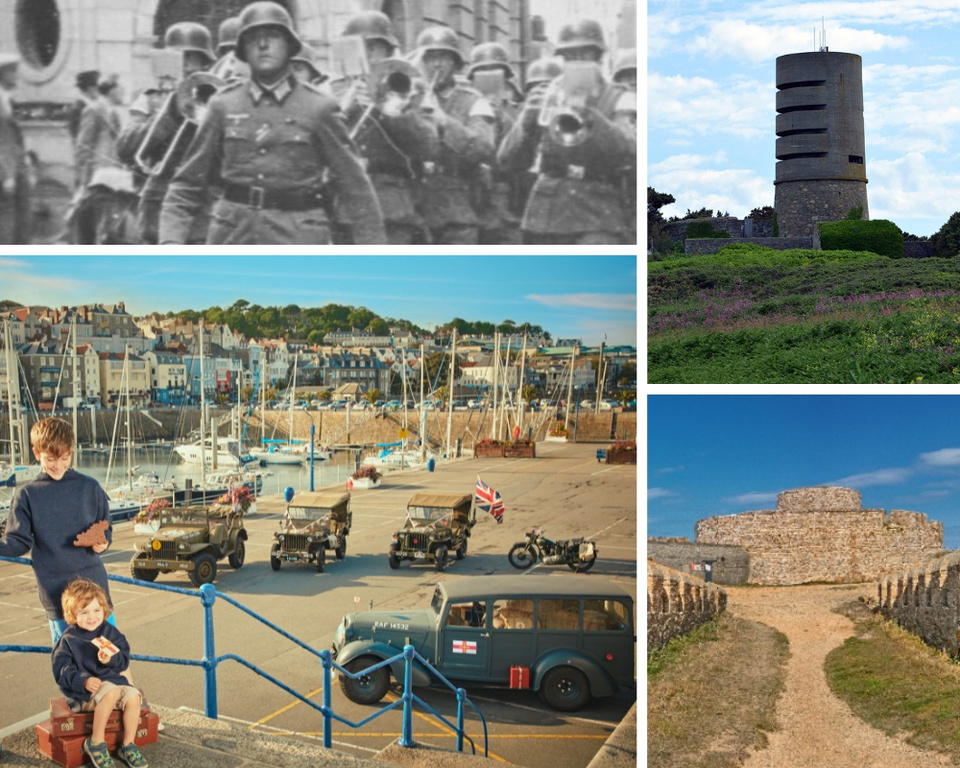 L’occupation transforma profondément le paysage de l’île. Guernesey devint un maillon essentiel du Mur de l’Atlantique, la ligne défensive allemande destinée à prévenir une invasion alliée @ Priaulx-library-occupation-archive /Visitguernsey/David Raynal. L’occupation transforma profondément le paysage de l’île. Guernesey devint un maillon essentiel du Mur de l’Atlantique, la ligne défensive allemande destinée à prévenir une invasion alliée @ Priaulx-library-occupation-archive /Visitguernsey/David Raynal.