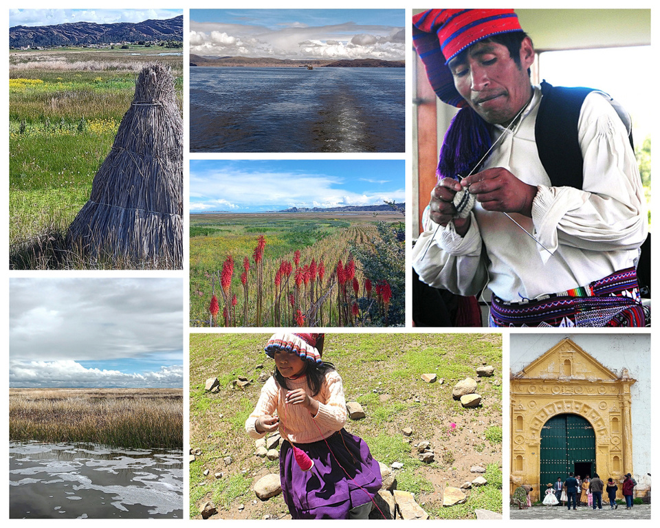 Titicaca Péninsule de Tililaca /Titicaca Iles flottantes Uros/Titicaca le lac/ Titicaca Pérou Chucuito © Claude Vautrin. Titicaca Péninsule de Tililaca /Titicaca Iles flottantes Uros/Titicaca le lac/ Titicaca Pérou Chucuito © Claude Vautrin.