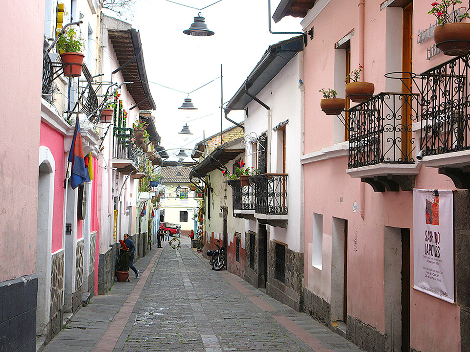Equateur Quito Calle de La Ronda © Claude Vautrin. Equateur Quito Calle de La Ronda © Claude Vautrin.