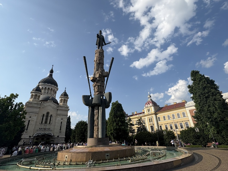 La cathédrale orthodoxe de Cluj @C.vautrin La cathédrale orthodoxe de Cluj @C.vautrin