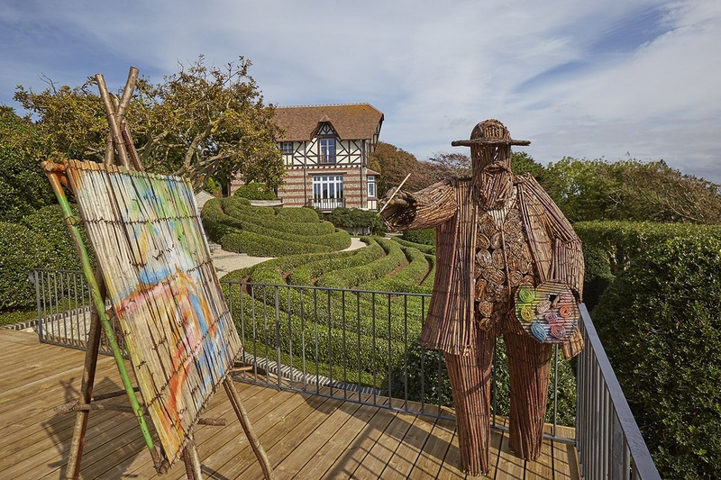 Claude Monet face à la villa