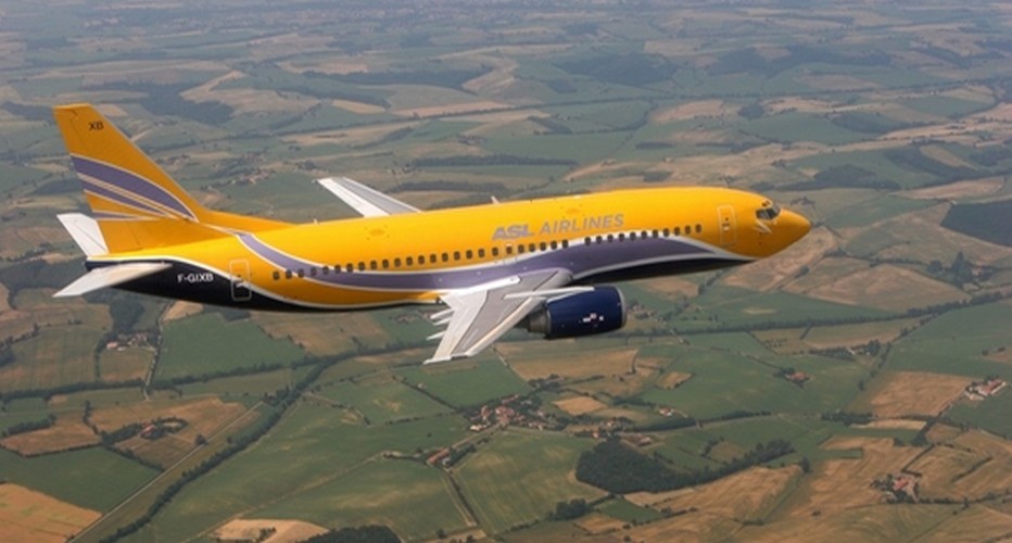 Boeing 737-300 ASL Airlines France © DR Boeing 737-300 ASL Airlines France © DR