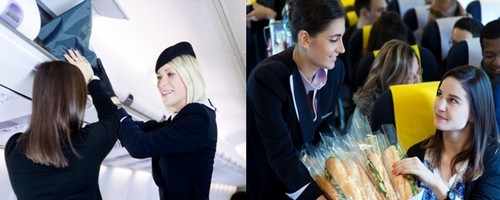 Service a bord ASL Airlines France © DR Service a bord ASL Airlines France © DR
