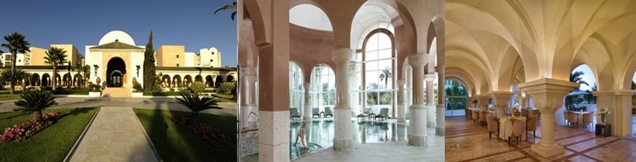 De gauche à droite : The Résidence Golf Tunis situé aux portes de Carthage, dont le golf a été dessiné par Ronald Trent © DR; La Tunisie s'est très vite imposée comme une destination de premier plan pour la thalassothérapie et les spas. © DR De gauche à droite : The Résidence Golf Tunis situé aux portes de Carthage, dont le golf a été dessiné par Ronald Trent © DR; La Tunisie s'est très vite imposée comme une destination de premier plan pour la thalassothérapie et les spas. © DR