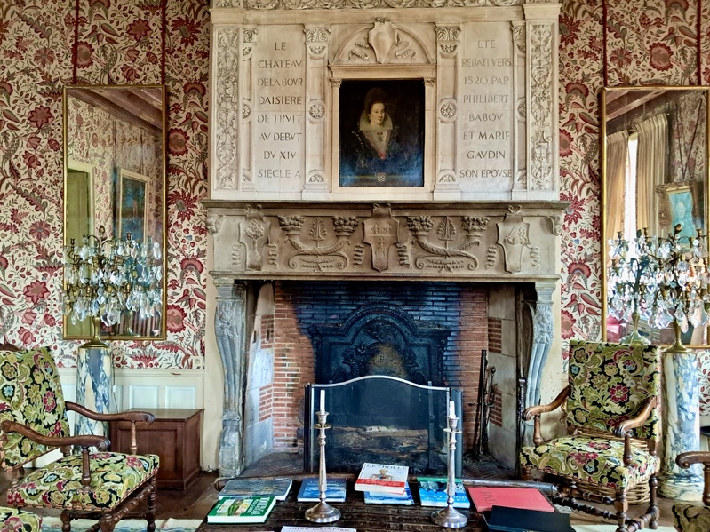 Salon dans le château de la Bourdaisière ©Catherine Gary