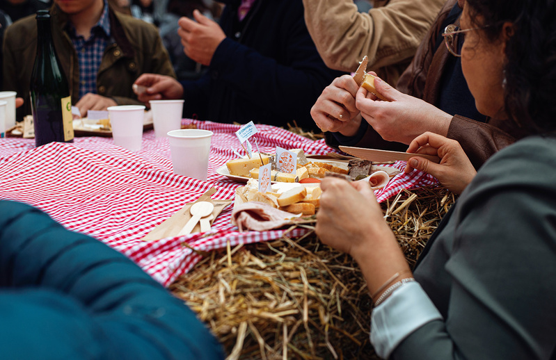 des dégustations de produits au programme
