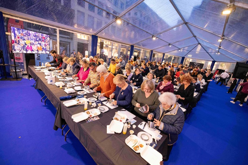 un brunch collectif pour commencer la journée