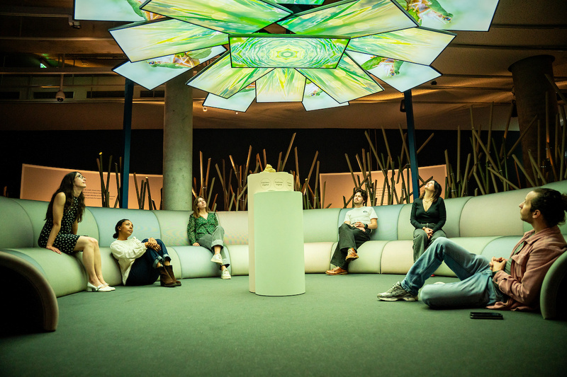 Expérience Via Sensoria. Pavillon du Printemps ©Cite du Vin-GEDEON Expérience Via Sensoria. Pavillon du Printemps ©Cite du Vin-GEDEON