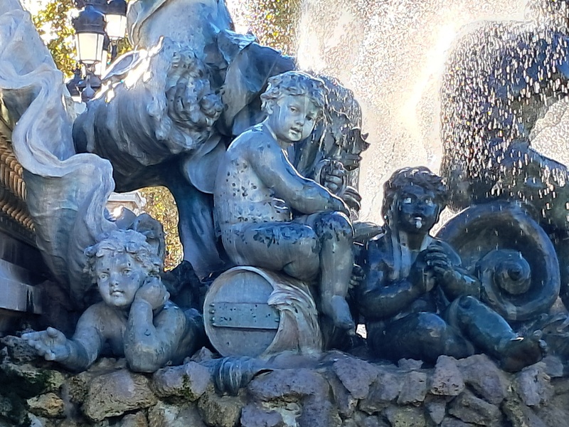 Détail de la Fontaine  dfes Girondins Place des Quinconces ©Catherine Gary