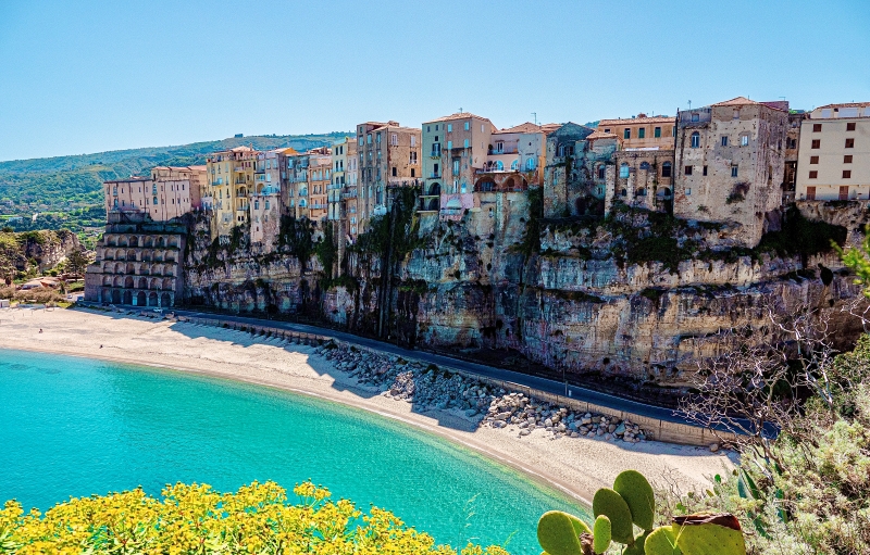 1 Tropea vue de la côte ©Regione Calabria.