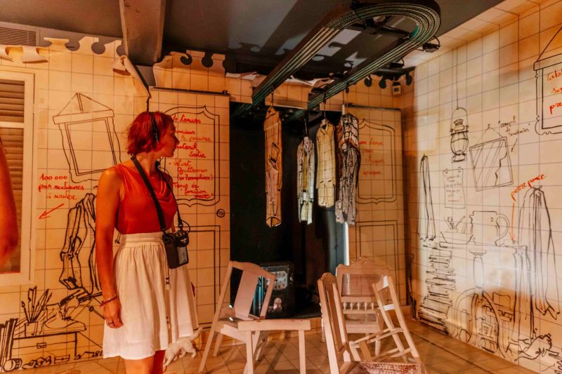 Piece faite de feuilles annotéesLes Maisons Satie®SMA76T