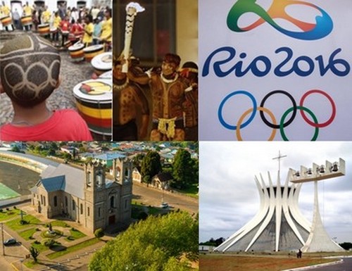 Avant d’être remise lors de la cérémonie d’ouverture des Jeux de Rio 2016 le 5 août prochain, la torche Olympique traversera 355 villes brésiliennes. (Copyright www.rio2016.com/fr et visitbrasil.com/  )
