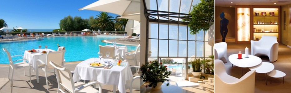 La Thalasso-Spa de la Grande Motte est située dans un quartier protégé de la cité-jardin, dans une anse face à la mer. © Thalasso La Grande Motte La Thalasso-Spa de la Grande Motte est située dans un quartier protégé de la cité-jardin, dans une anse face à la mer. © Thalasso La Grande Motte
