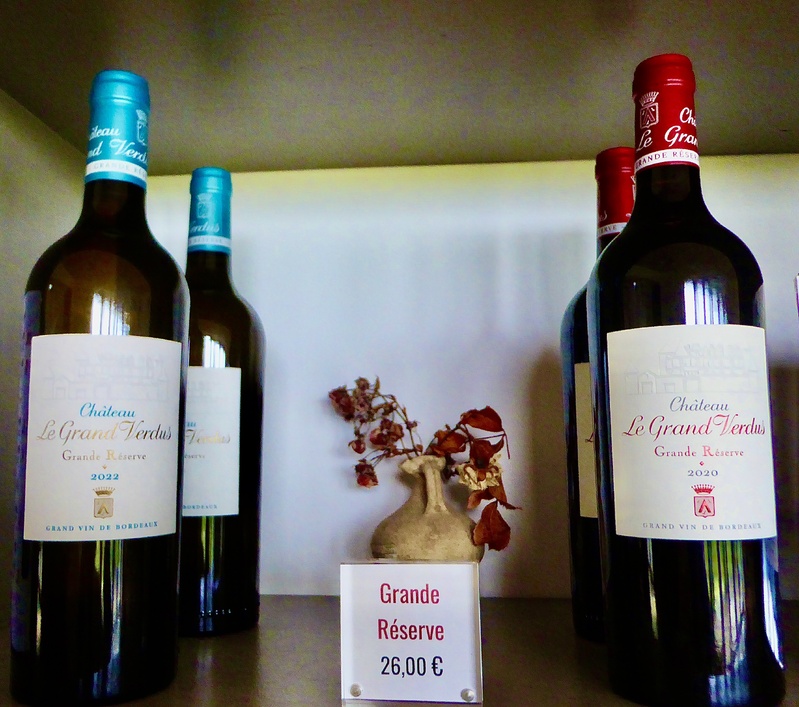 Les vins de Bordeaux au château Grand Verdus ©Catheriine Gary.