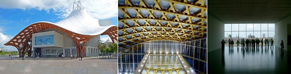 . Au centre du nouveau quartier de l’Amphithéâtre confié à l’urbaniste Nicolas Michelin, s’élève le magnifique Centre Pompidou-Metz © OT Metz