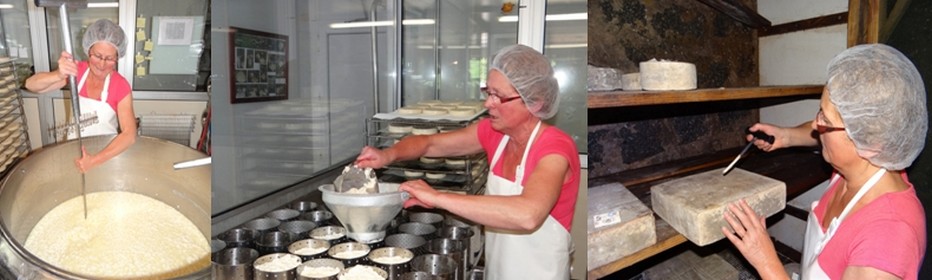 Le caillé, une des étapes de la fabrication du fromage…. ©Bertrand Munier; Le moulage par Joëlle Curien : le caillé est transféré dans les moules. ©Bertrand Munier; Carottage du « Cœur de Massif » par Joëlle Curien. Un fromage qui sera disponible prochainement à la vente. ©Bertrand Munier Le caillé, une des étapes de la fabrication du fromage…. ©Bertrand Munier; Le moulage par Joëlle Curien : le caillé est transféré dans les moules. ©Bertrand Munier; Carottage du « Cœur de Massif » par Joëlle Curien. Un fromage qui sera disponible prochainement à la vente. ©Bertrand Munier
