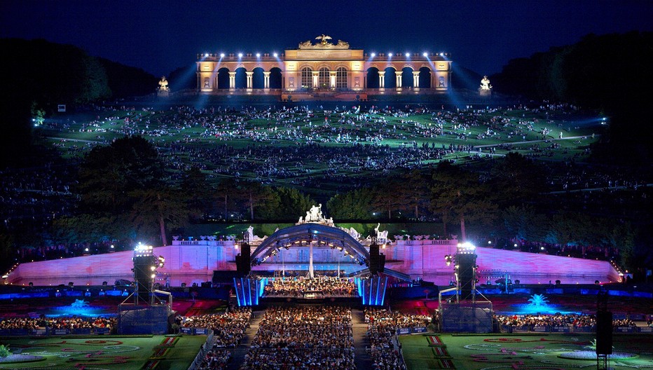 Concert dans les jardins de Schönbrunn.  © O.T. Vienne Richard Schuster
